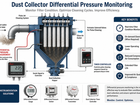How Differential Pressure Monitoring Improves Dust Collector Performance