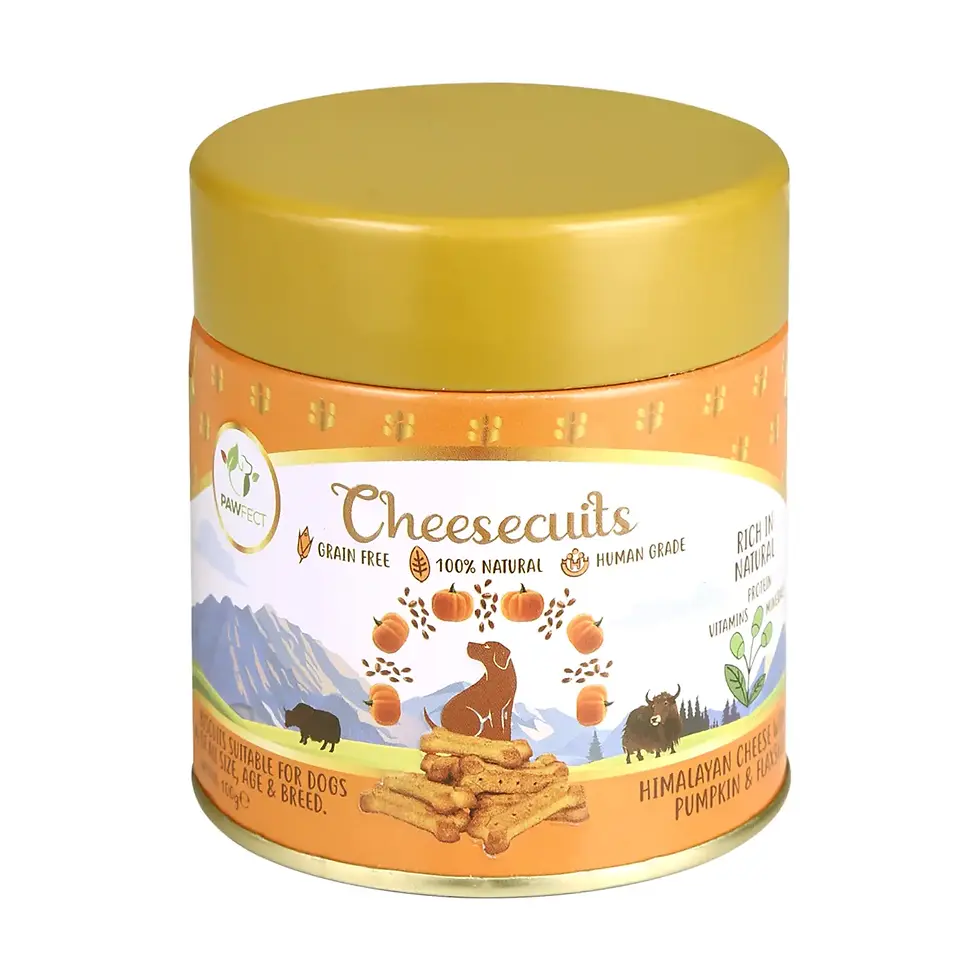 Pawfect Cheescuits - Pumpkin & Flaxseed