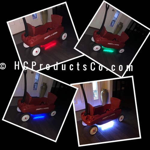 Remote Controlled LED Wagon Light Kit with 20 Color and Motion