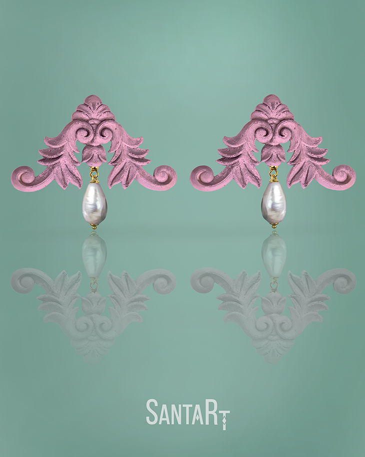 Orecchini Barocco color