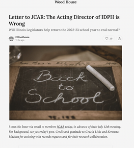 CALL TO ACTION: Letter to JCAR