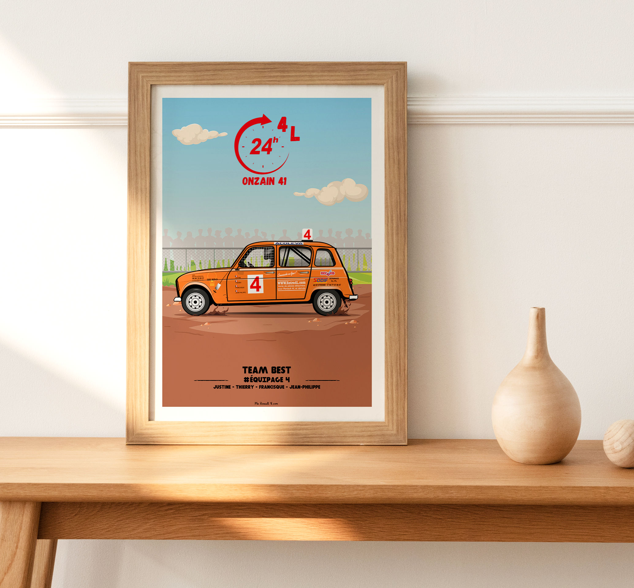 Illustration personnalisée - Onzain 24H 4L