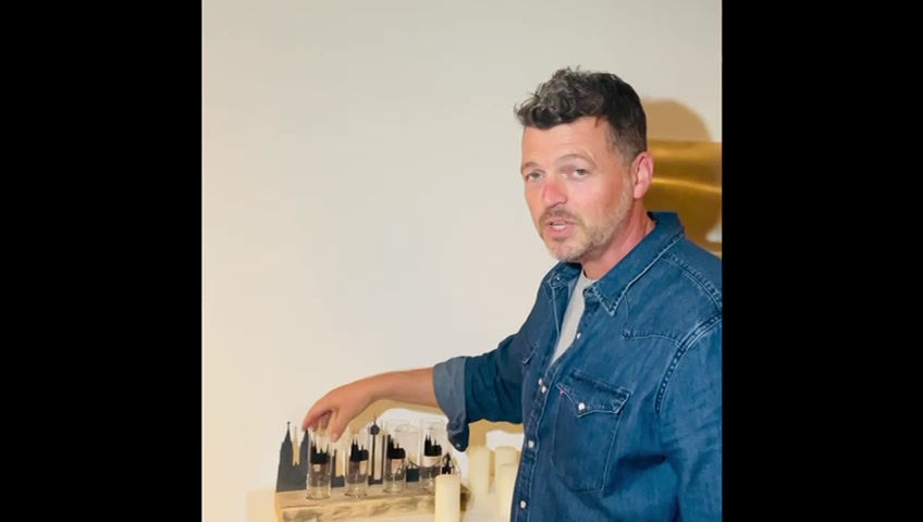 Miniaturbild: Der "ganzjährige" Adventskranz, Kölner Skyline, im Altholz