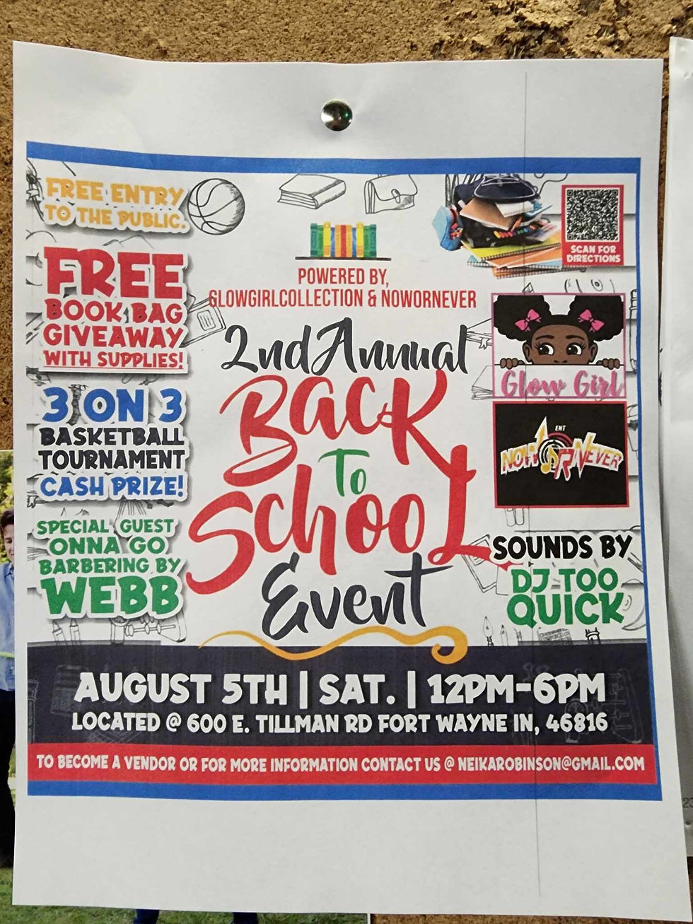 2nd Annual Back to School Event