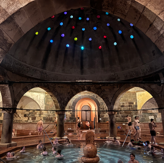 Budapest thermal baths spa interior luxury wellness experience