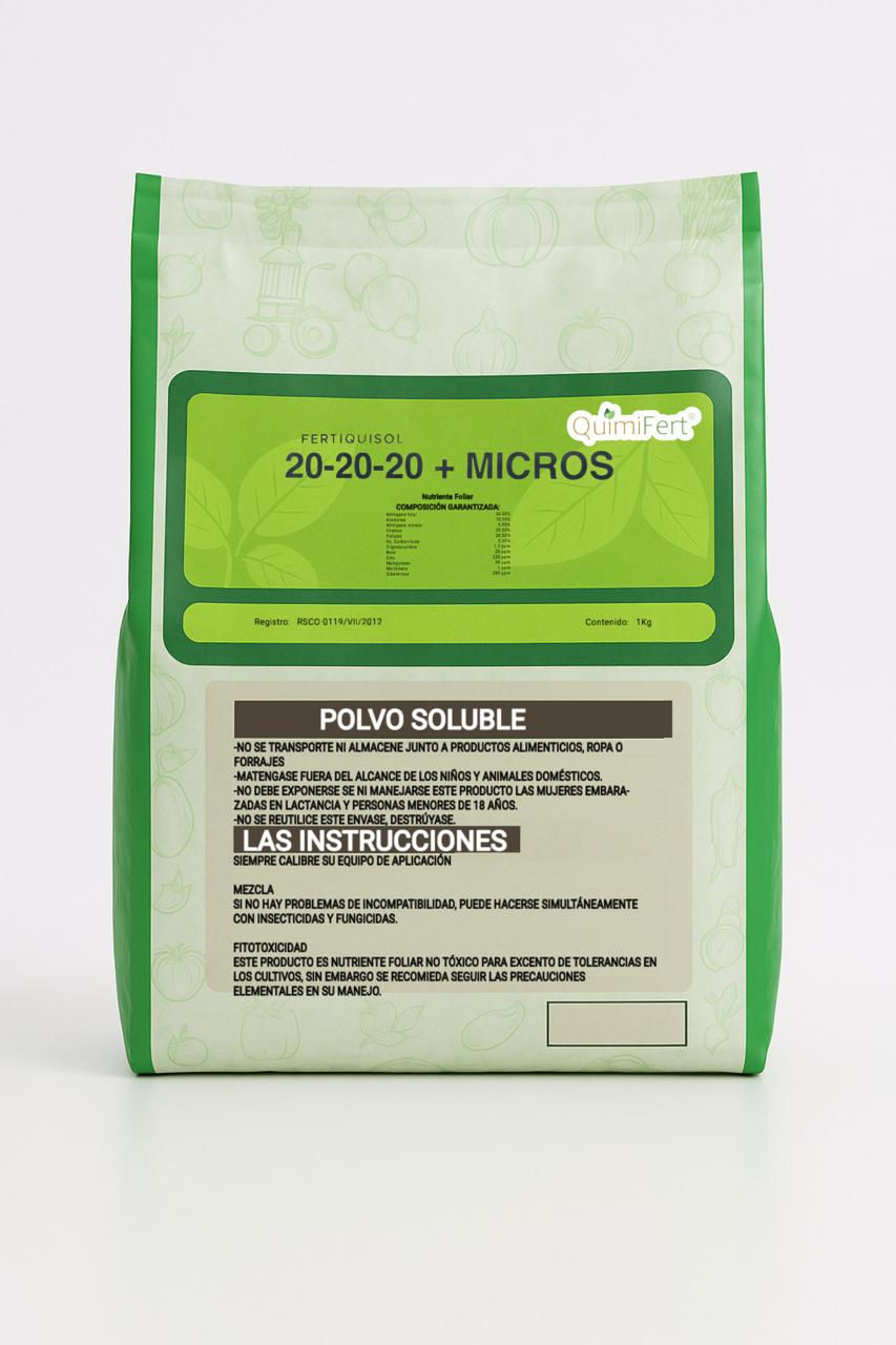 Fertiquisol 20-20-20 20 X 1 kg