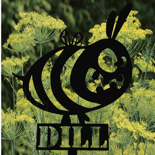 Dill Bee Garden Marker Flamecutt