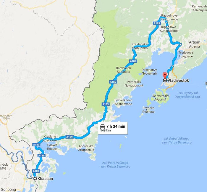 Étape 066 : Vladivostok (Russie) - Andreevka - Khasan - Vladivostok (Russie)
