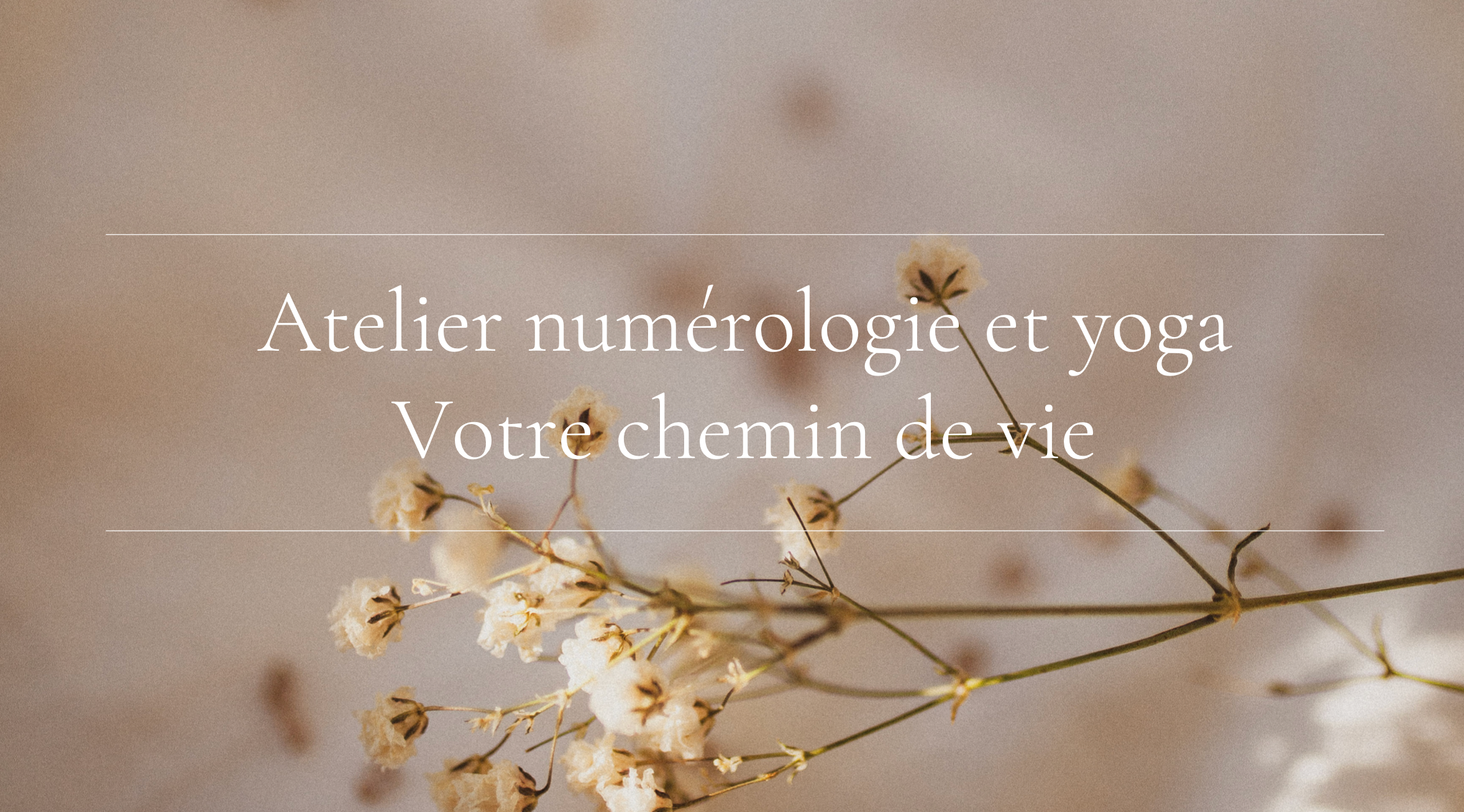 Atelier: quel est ton chemin de vie: "Les clés de ton âme"