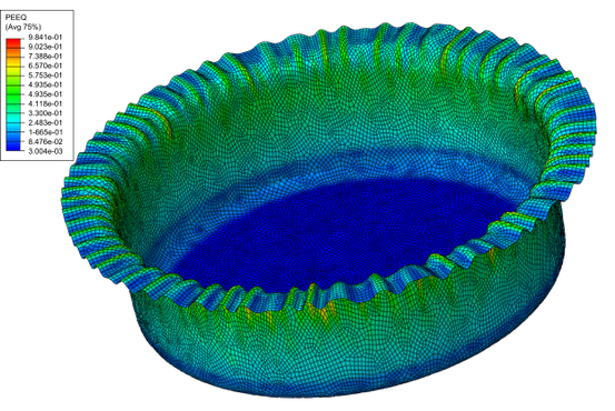 Uso de simulação FEM (Análise por Elementos Finitos) para reduzir try-out na estampagem de metais