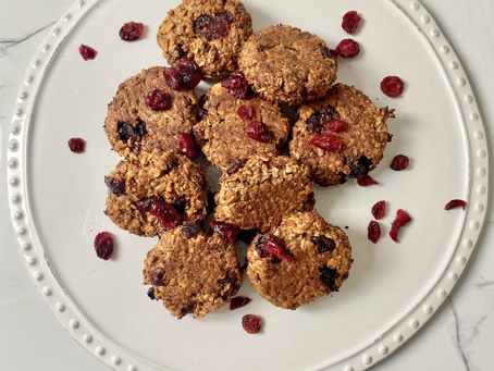Cranberry & Almond Oatie Cookies (GF/DF)
