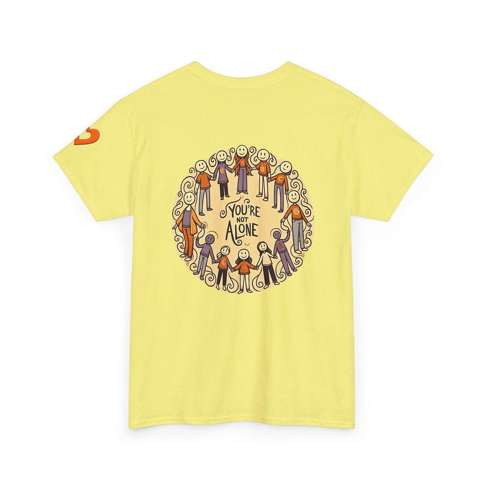 Thumbnail: You're Not Alone Graphic Tee - Heavy Cotton T-Shirt