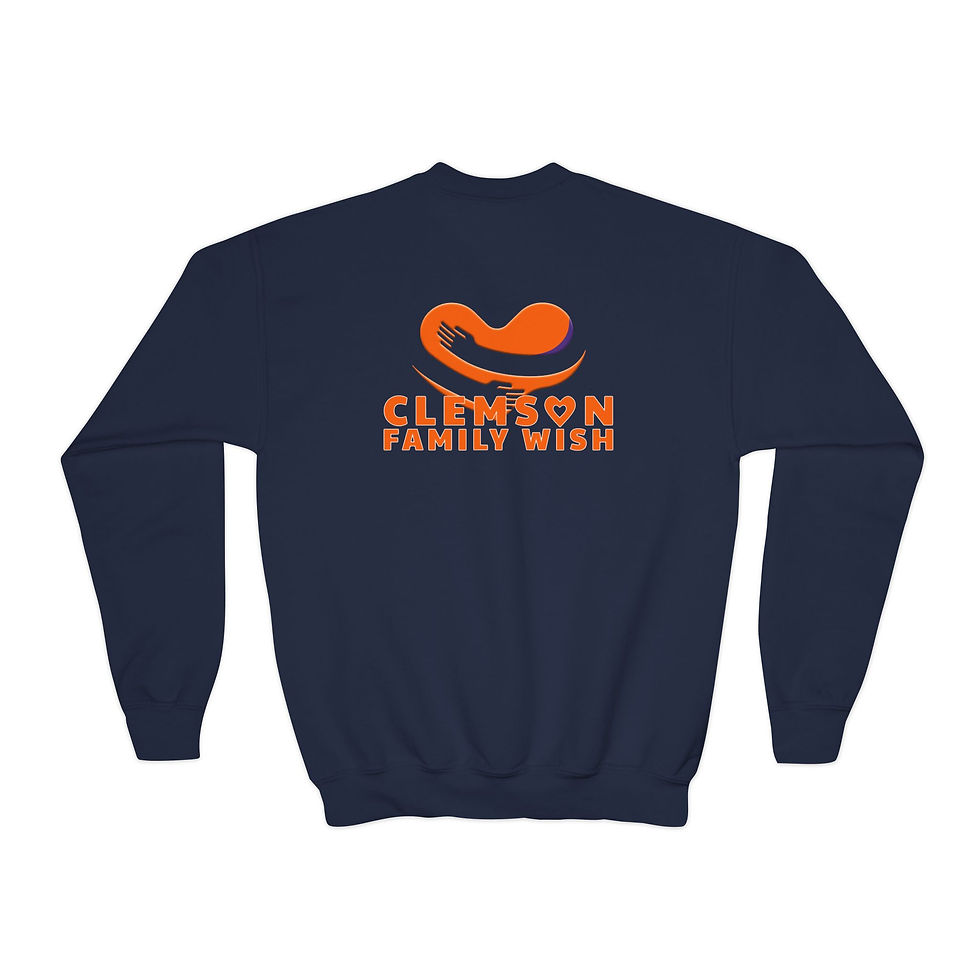 Thumbnail: Clemson Family Wish Youth Crewneck Sweatshirt