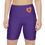 Thumbnail: Clemson Women's Workout Shorts - Purple with Heart Design