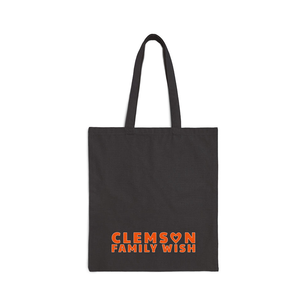 Thumbnail: Clemson Family Wish - Cotton Tote to get you To-and-From