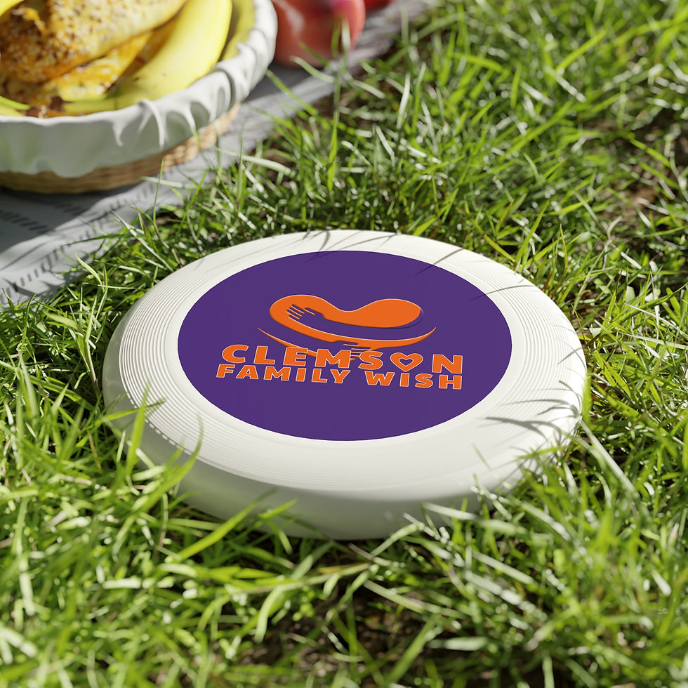 Thumbnail: Clemson Family Wish Frisbee - Fun Outdoor Game