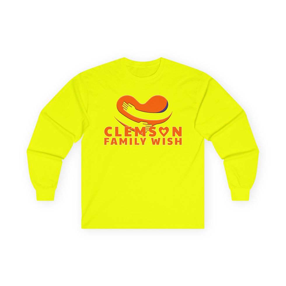 Thumbnail: Clemson Family Wish Unisex Long Sleeve Tee - Casual Comfort for Sports Fans