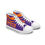Thumbnail: Custom Clemson High Top Sneakers - Purple & Orange Sporty Fan Shoes