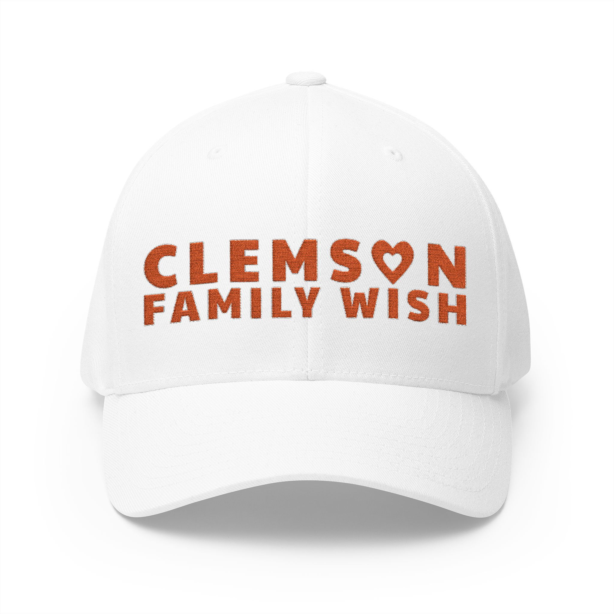 Clemson Family Wish Embroidered Cap - Stylish Closed-Back Hat