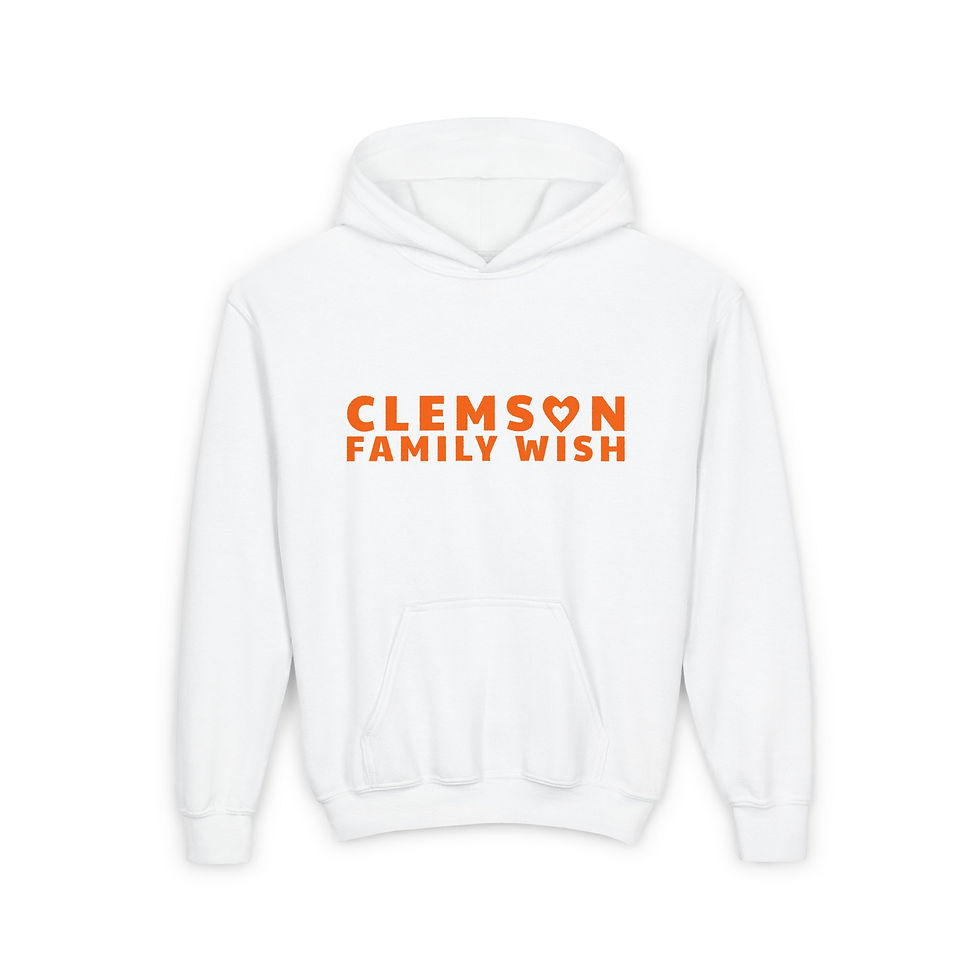 Clemson Family Wish Youth Hoodie - Cozy Sweatshirt
