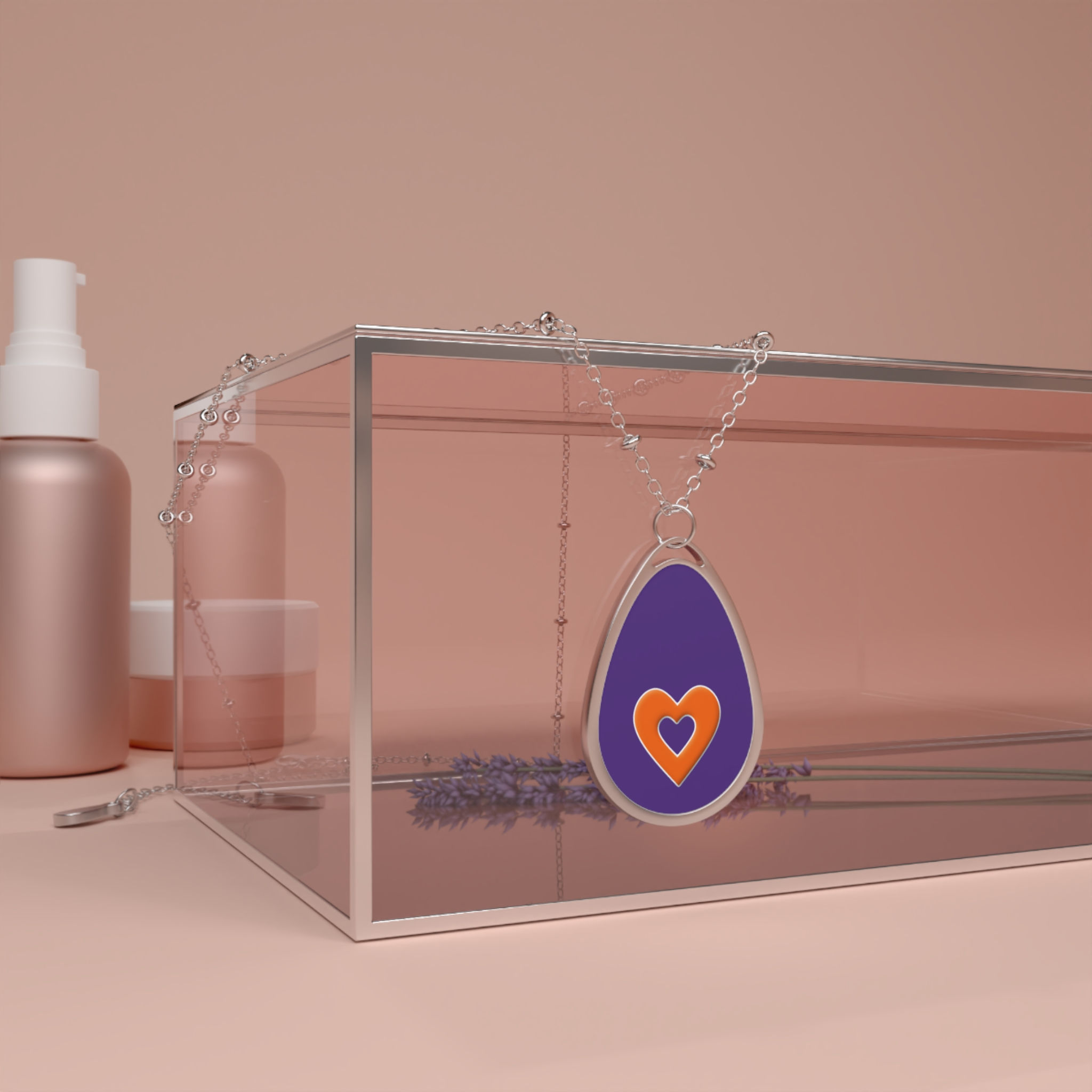 Clemson Family Wish Heart Necklace- Purchase with Purpose