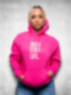 Thumbnail: ROCKSTAR LETTERED HOODIE - ROYAL PINK