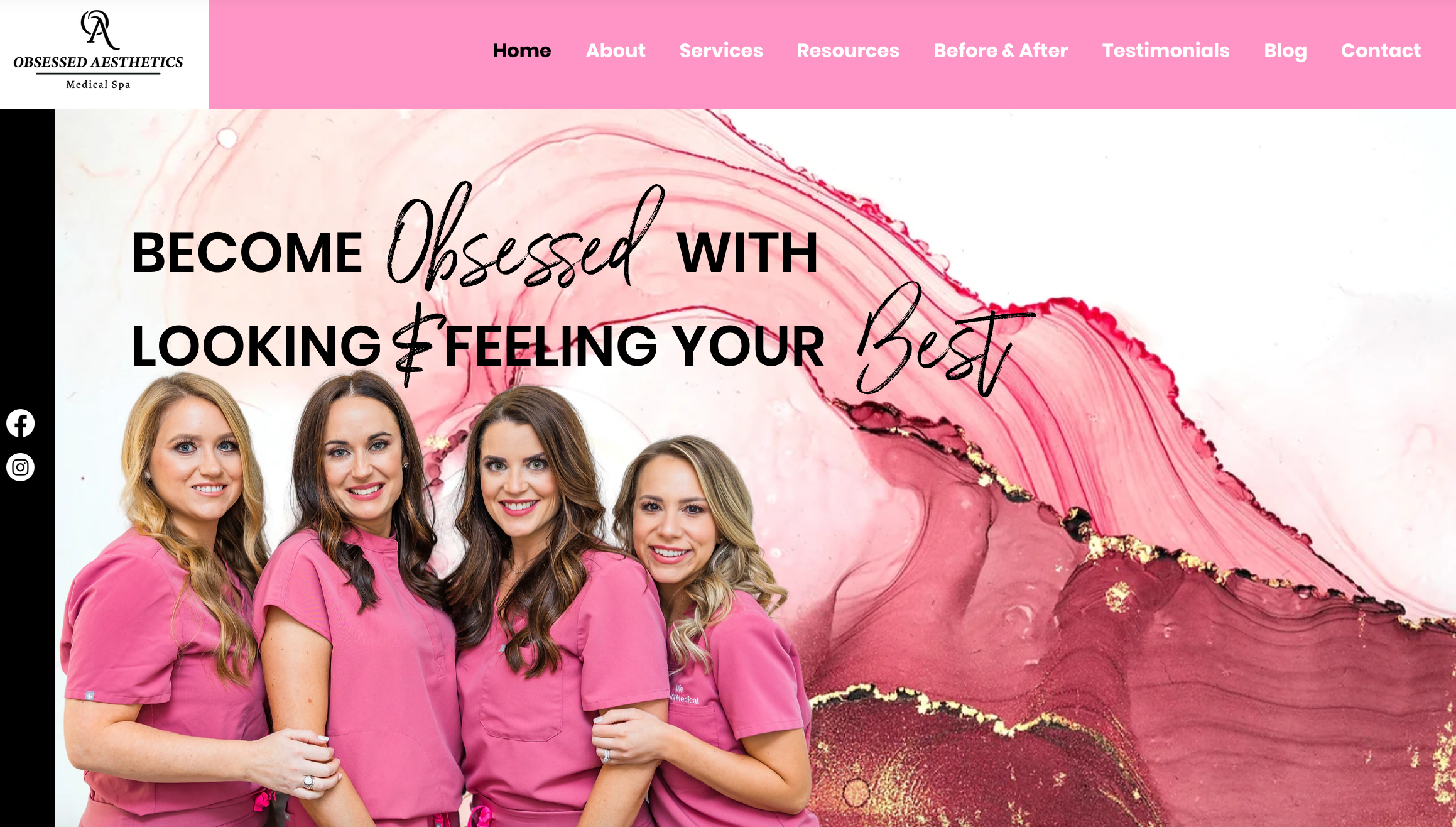 Obsessed Aesthetics | Harrisonburg VA | Obsessed Aesthetics ... logo