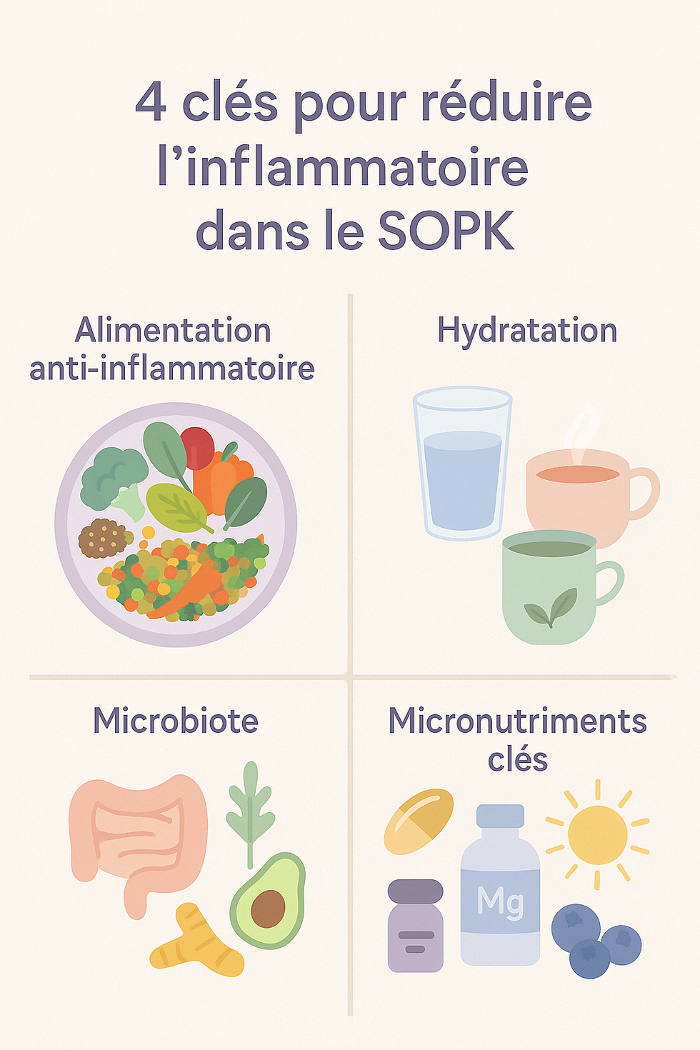 4 clés pour réduire l'inflammation