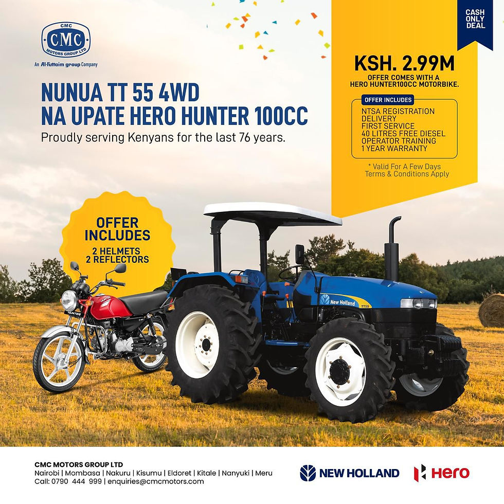 CMC new holland tractor tt55