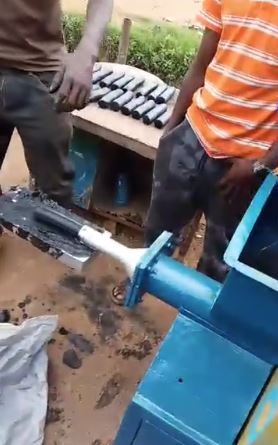 charcoal briquette