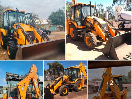 Image of backhoe for hire