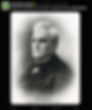 Black and white portrait of a man in formal attire. Text reads: "John Deere 'He gave to the World the Steel Plow.'" Vintage style.