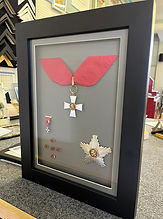 medal and silverware framing