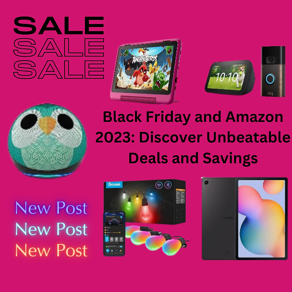 Black Friday And Amazon 2023: Discover Unbeatable Deals And Savings