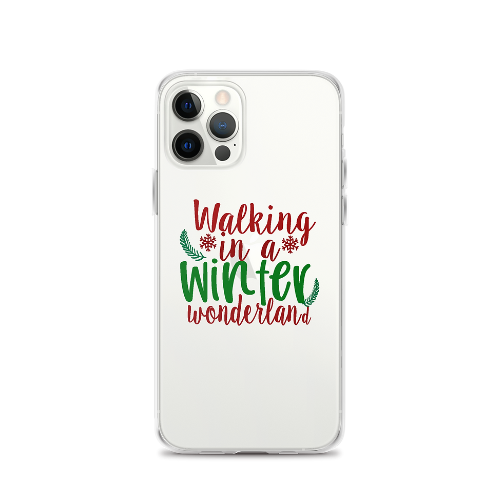 Thumbnail: Clear Case for iPhone® - Walking in a Winter Wonderland