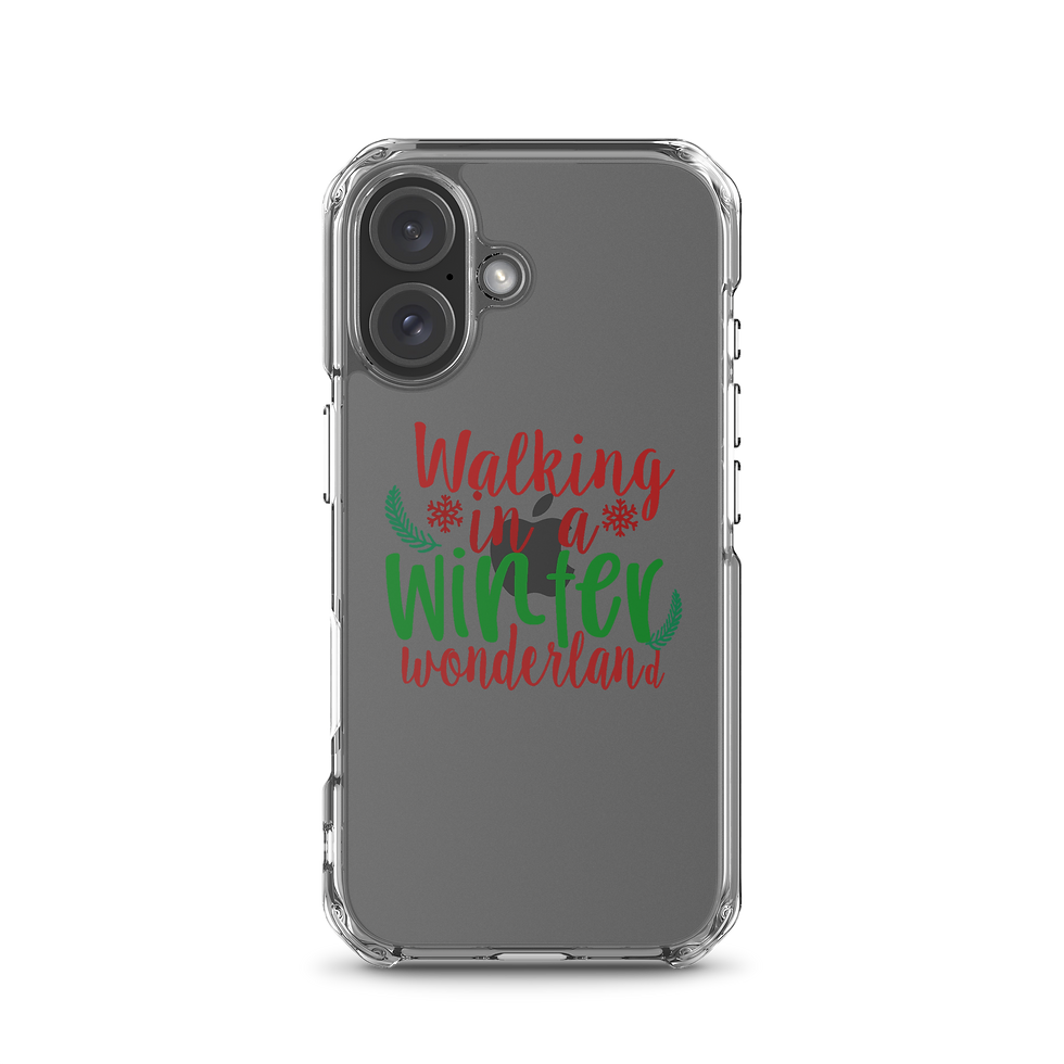 Thumbnail: Clear Case for iPhone® - Walking in a Winter Wonderland