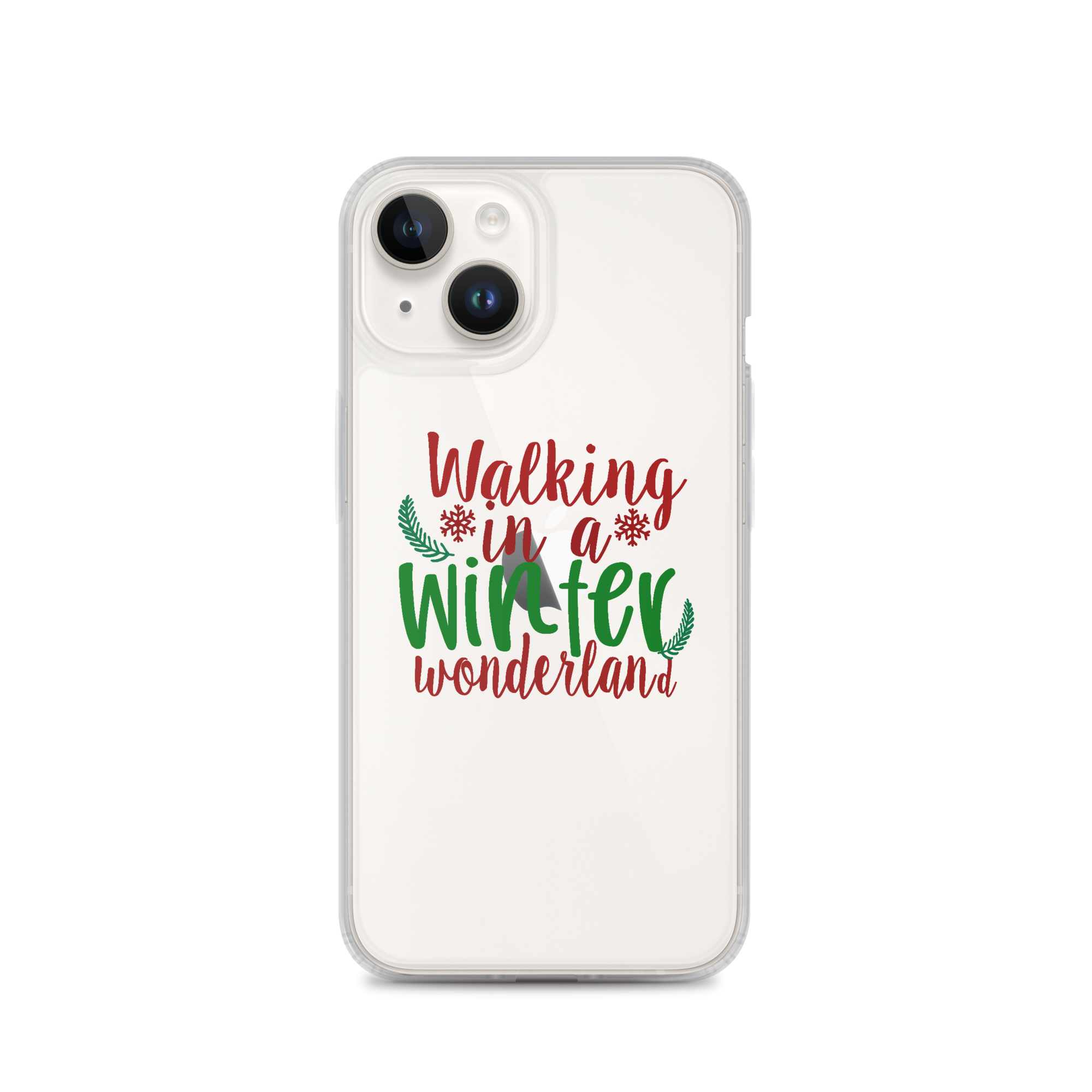 Clear Case for iPhone® - Walking in a Winter Wonderland
