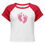 Miniatura: Pink Baby Feet - Camiseta raglán de microcanalé para mujer