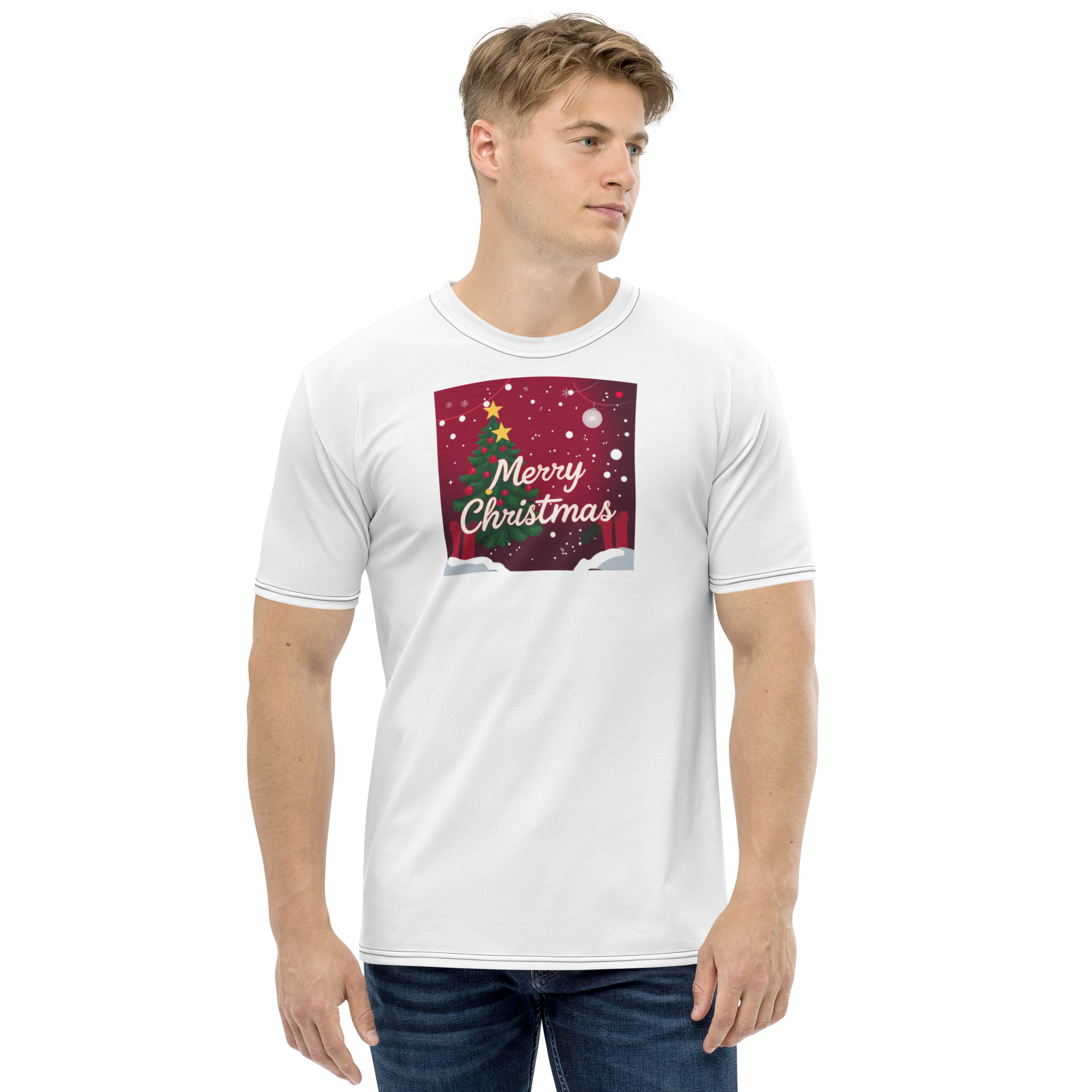Inspirational All-Over Print Crew Neck T-Shirt — Design 05