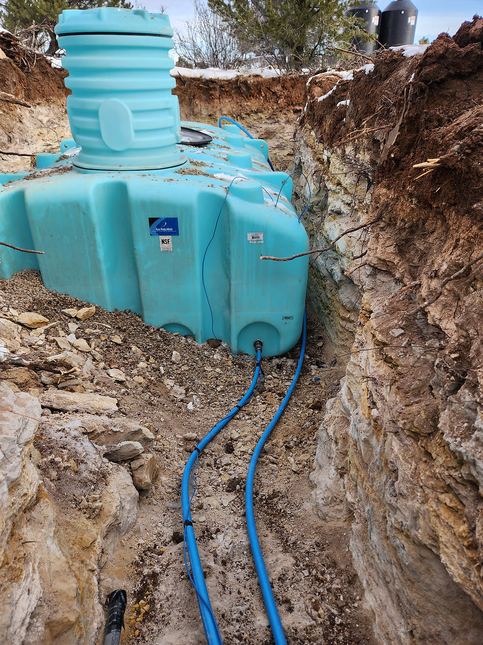 Water Cistern Installation