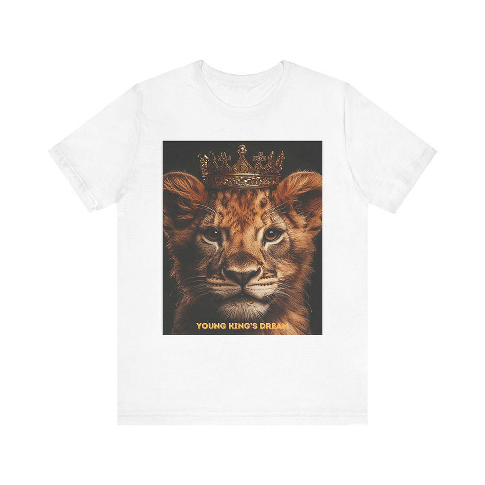 Thumbnail: Young King's Dream Unisex Jersey Short Sleeve Tee