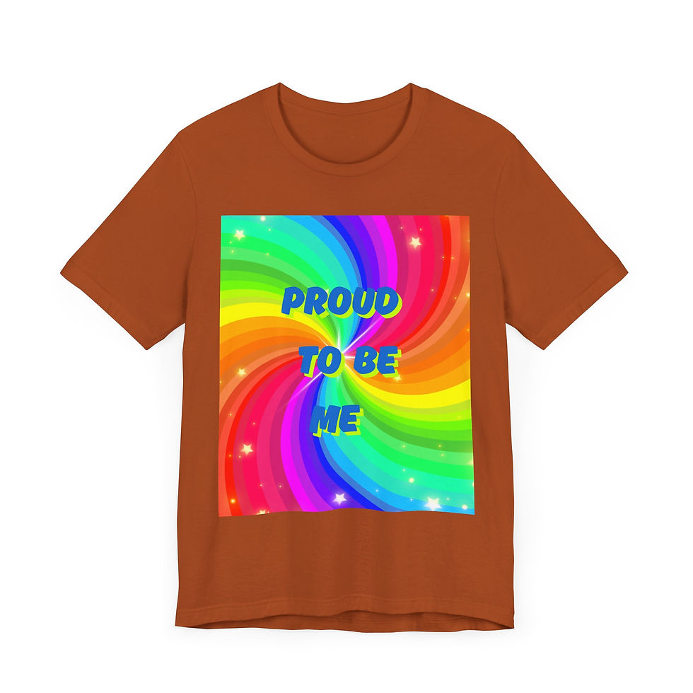 Thumbnail: Proud to be Me ,Unisex Jersey Short Sleeve Tee blue