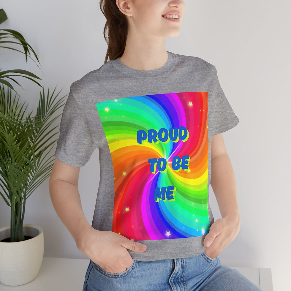 Thumbnail: Proud to be Me ,Unisex Jersey Short Sleeve Tee blue