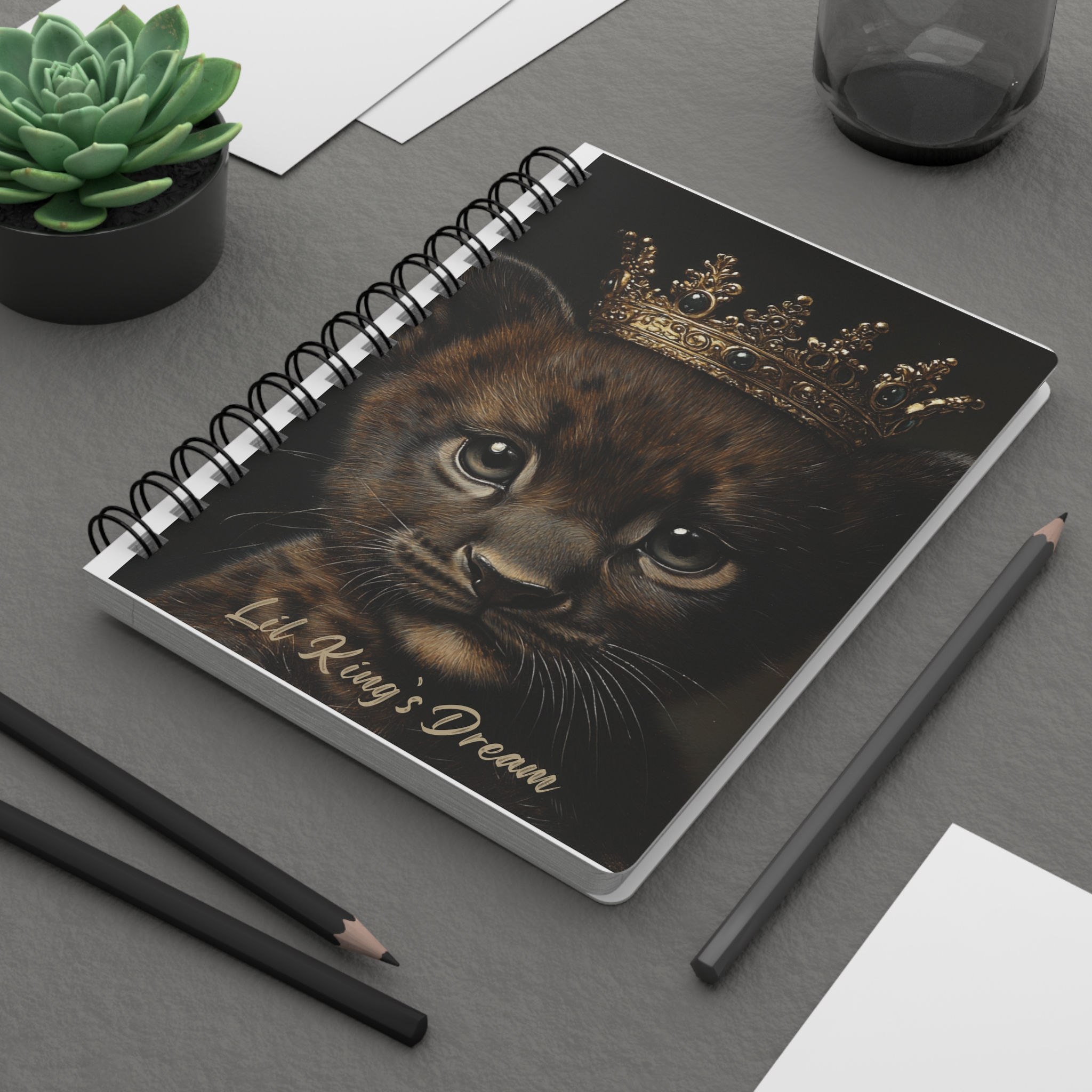 Lil King's Dream Spiral Bound Journal
