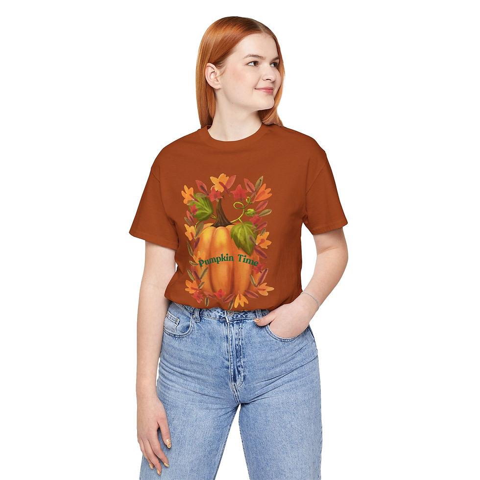 Thumbnail: Pumpkin Time Unisex Jersey Short Sleeve Tee