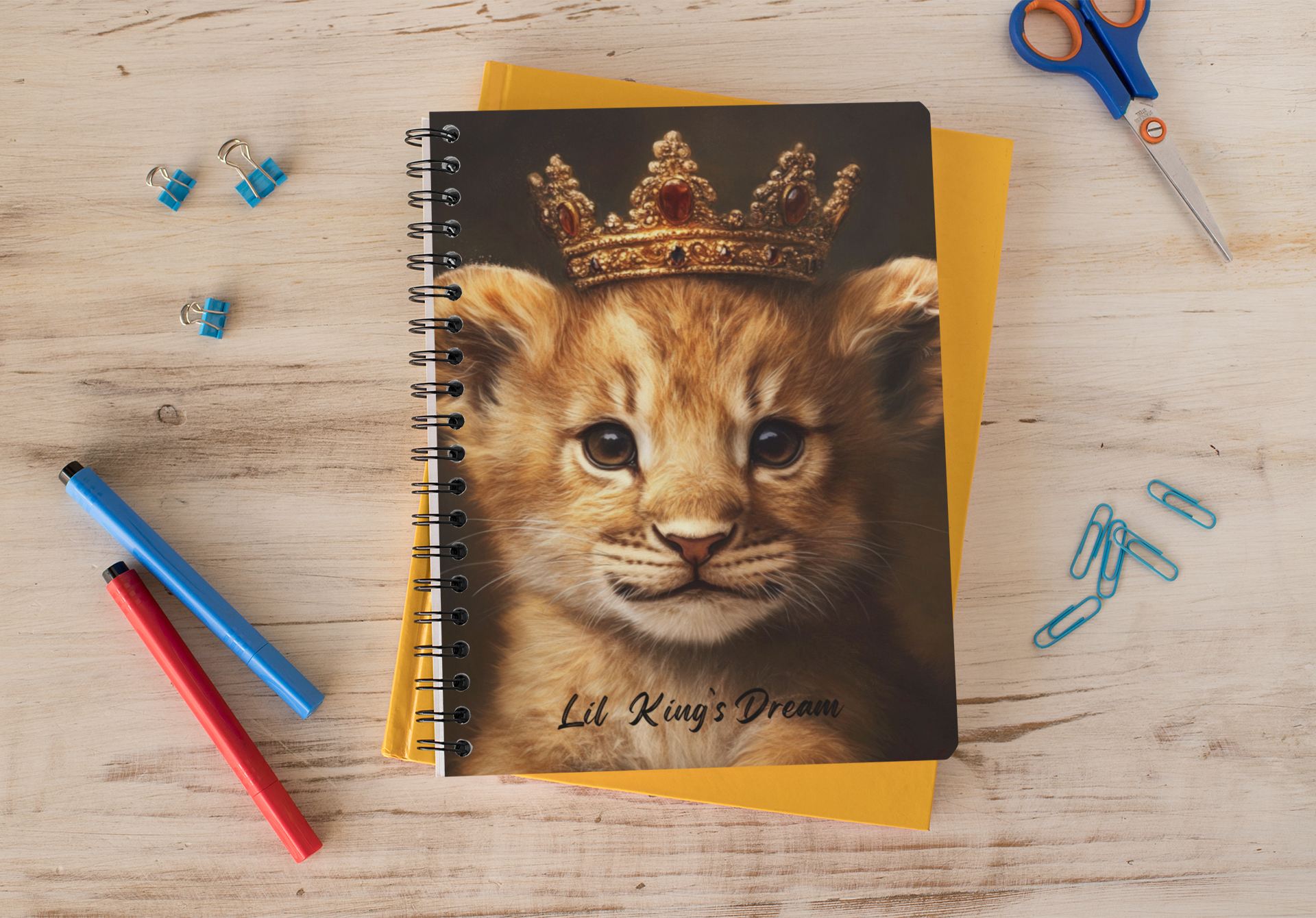 Lil King's Dream Spiral Bound Journal