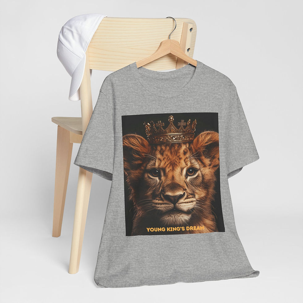 Thumbnail: Young King's Dream Unisex Jersey Short Sleeve Tee