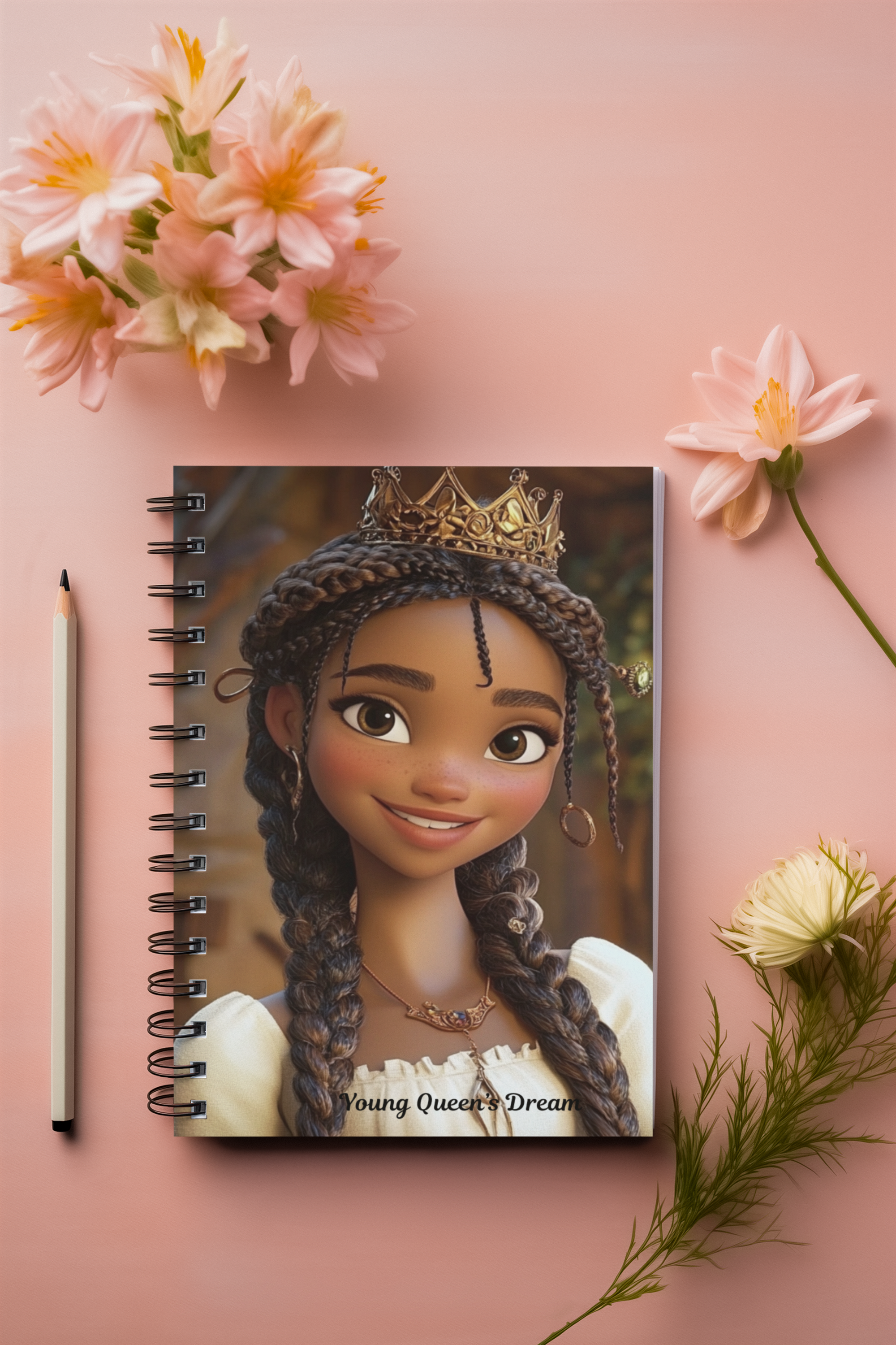 Young Queen's Dream Spiral Bound Journal