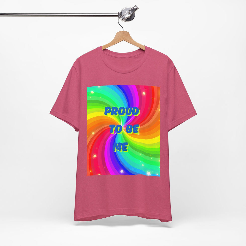 Thumbnail: Proud to be Me ,Unisex Jersey Short Sleeve Tee blue