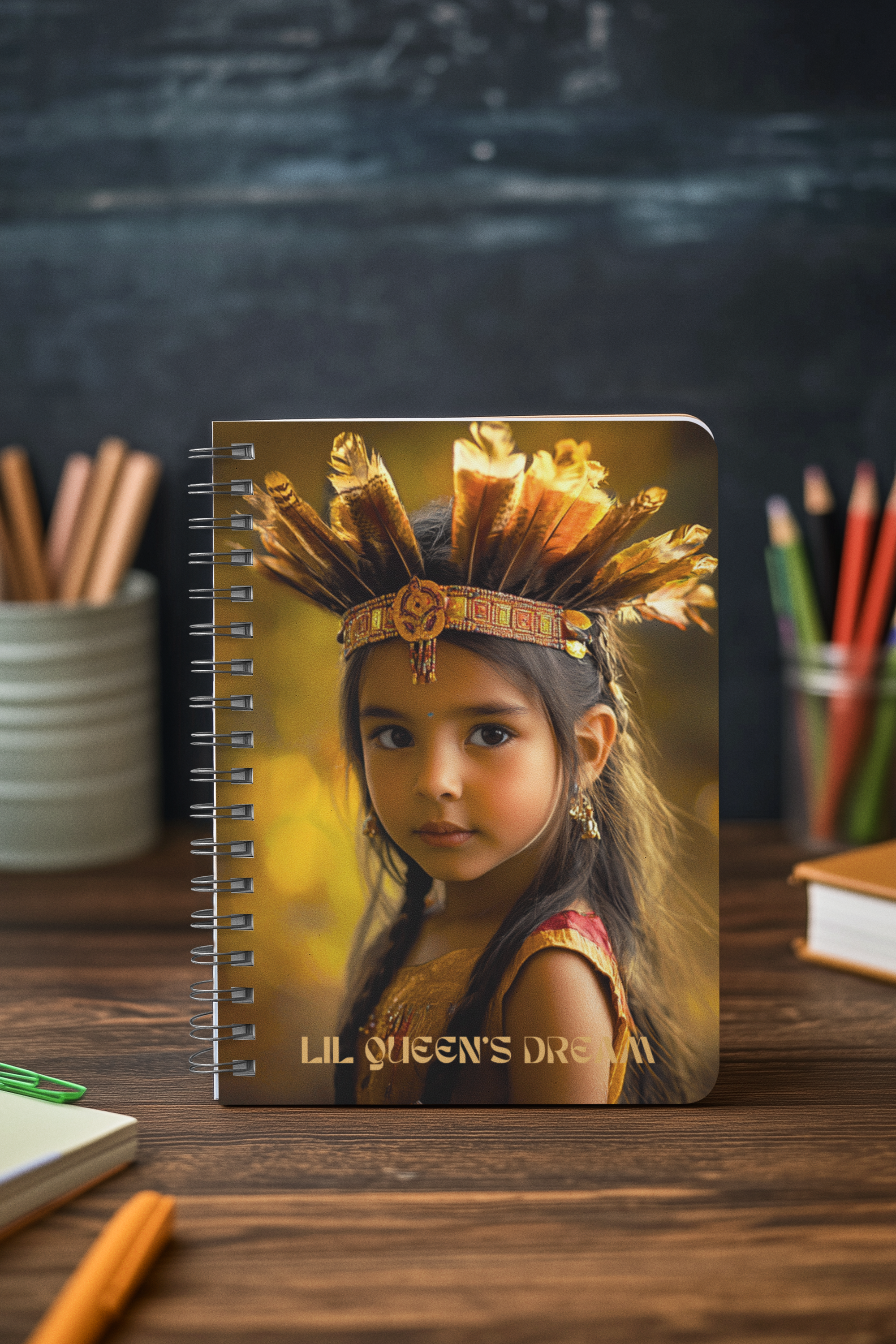 Lil Queen's Dream Spiral Bound Journal
